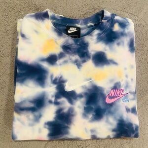 Nike Multicolor Tie-Dye Crewneck